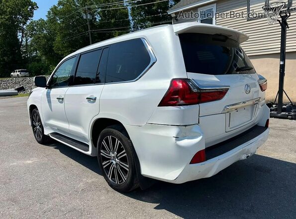 JTJHY7AX3K4292851 2019 LEXUS LX570 Белый Задняя правая четверть