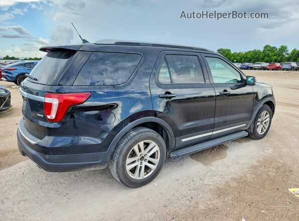 1FM5K8D87JGA61705 2018 FORD EXPLORER Black წინა მარჯვენა