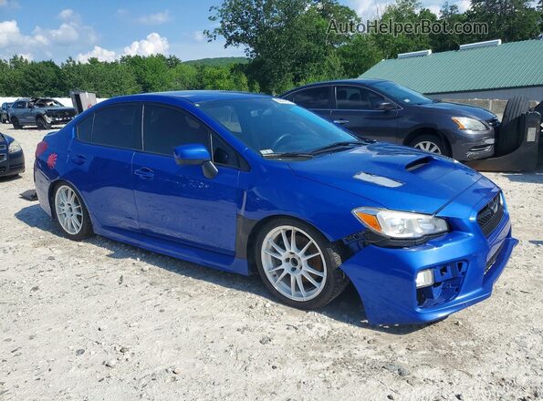 JF1VA1B6XG9828644 2016 SUBARU WRX Blue Widok z przodu