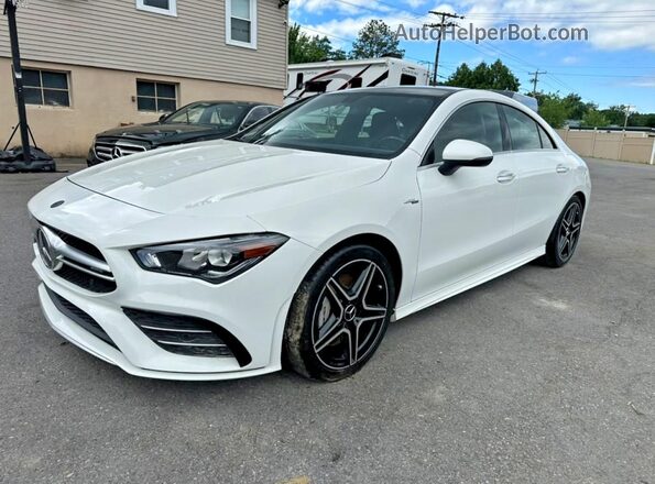 W1K5J5BB0MN167360 2021 MERCEDES-BENZ CLA-CLASS White Rear left