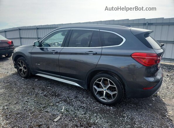 WBXHT3C33H5F72590 2017 BMW X1 Серый Задняя правая четверть