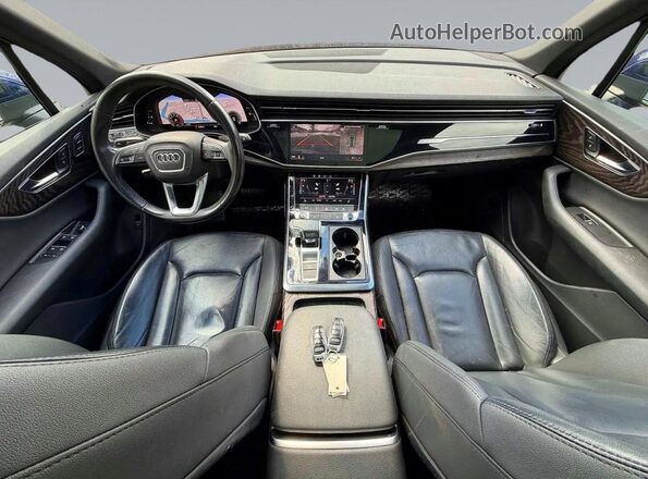WA1AXAF70MD010157 2021 AUDI Q7 Blue Հետևի նստատեղերի տեսք
