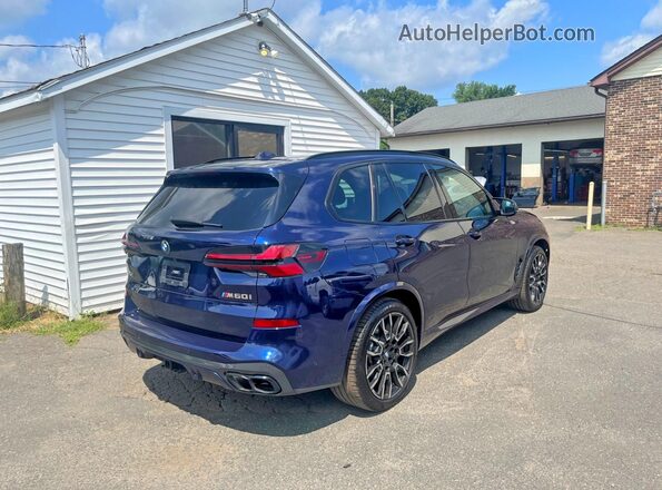 5UX33EU03R9T09335 2024 BMW X5 Blue Առջևի աջ