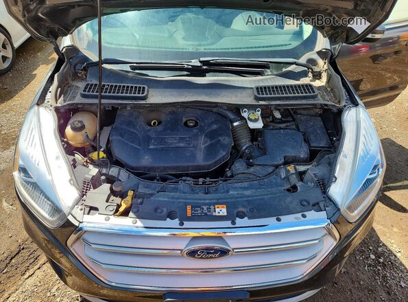 1FMCU9J95JUD34890 2018 FORD ESCAPE Gray ძრავის განყოფილების ხედი