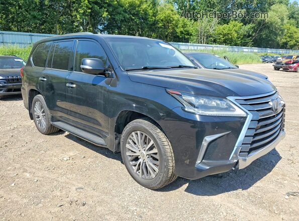 JTJHY7AX8J4270567 2018 LEXUS LX570 Black Front view