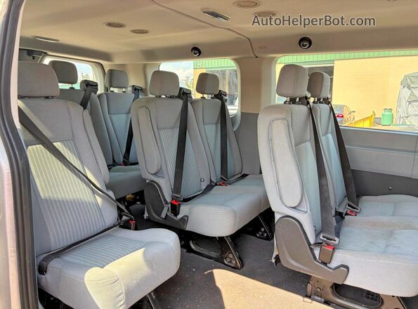 1FMZK1ZM0GKB32599 2016 FORD TRANSIT Gray Widok z tyłu