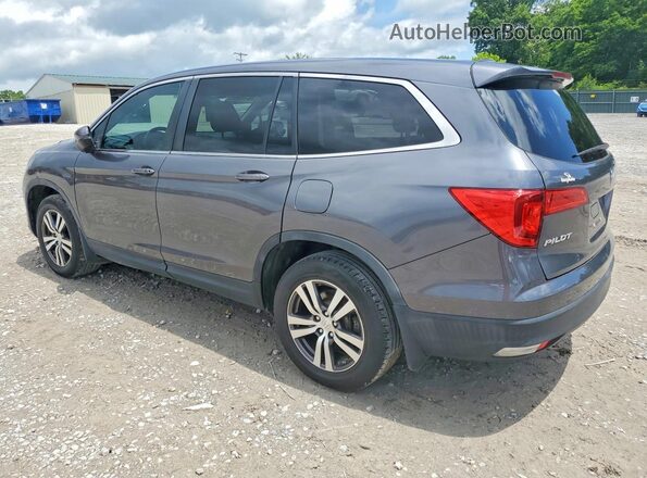 5FNYF5H3XGB025528 2016 HONDA PILOT Gray Задня права чверть