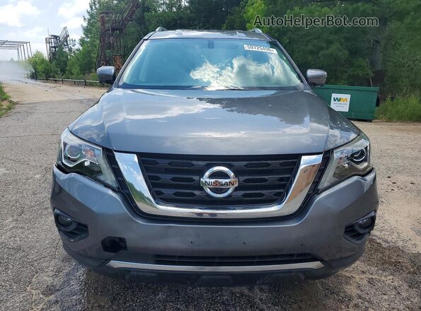 5N1DR2MM4KC583413 2019 NISSAN PATHFINDER Gray Вид ззаду