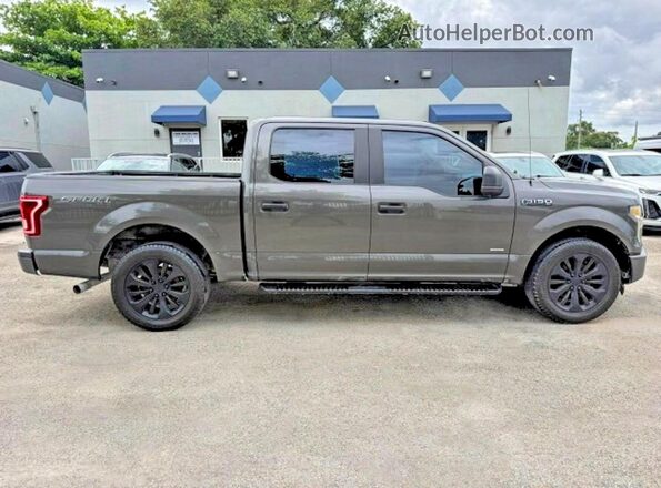 1FTEW1CP9GKF90720 2016 FORD F150 Gray Widok wnętrza 360 stopni