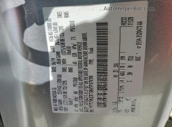 1FT7W2BT5KEF67696 2019 FORD F250 White VIN კოდის სტიკერის ხედი
