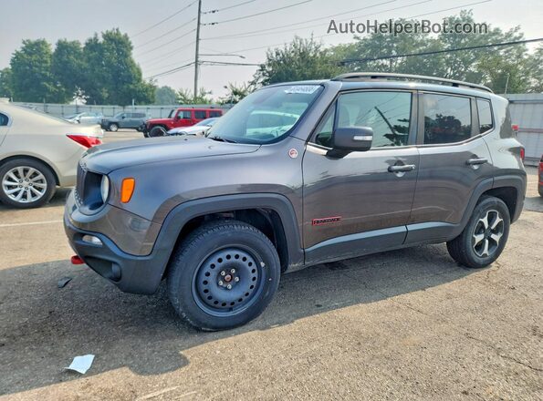 ZACNJBC19KPJ90393 2019 JEEP RENEGADE Gray Rear left
