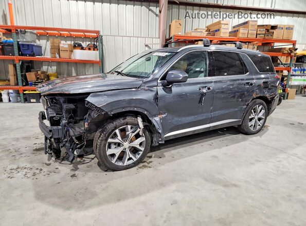 KM8R4DHE4NU415336 2022 HYUNDAI PALISADE Gray Trasero izquierdo