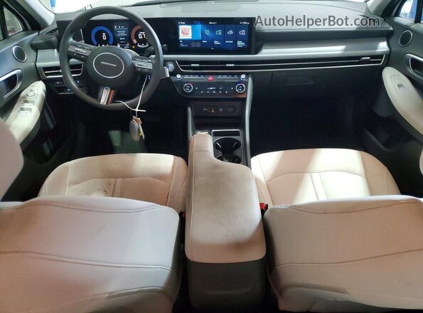 KMHL64JA1SA489382 2025 HYUNDAI SONATA White Առջևի վահանակի տեսք