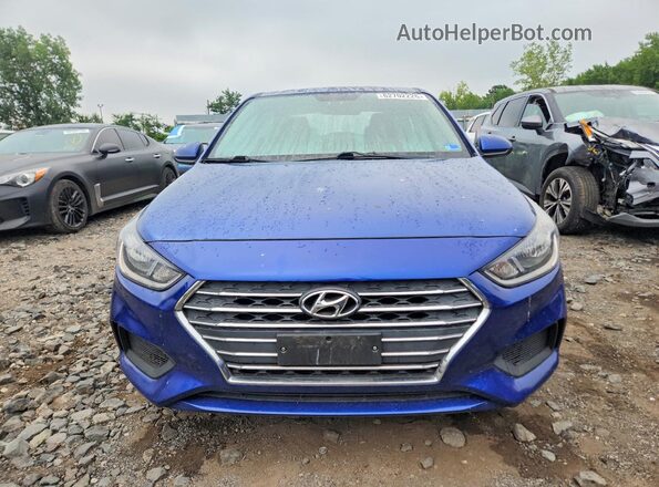 3KPC24A39KE079380 2019 HYUNDAI ACCENT Blue უკანა ხედი