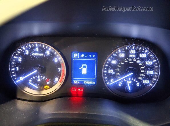KM8J33A48JU597421 2018 HYUNDAI TUCSON Gray Widok tylnych siedzeń