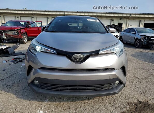 NMTKHMBX9JR056647 2018 TOYOTA C-HR Silver Вид ззаду