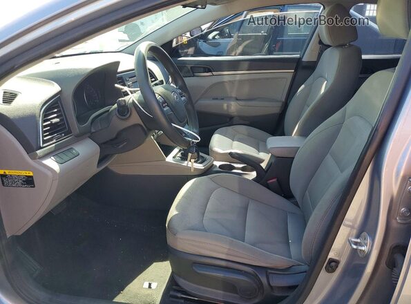 5NPD74LF1HH178583 2017 HYUNDAI ELANTRA Серый Вид панели приборов
