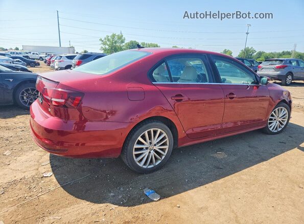 3VWL07AJ5GM323557 2016 VOLKSWAGEN JETTA Red Front right