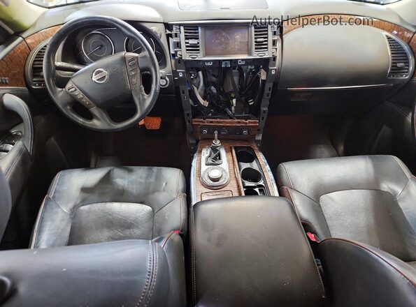 JN8AY2NC1H9511580 2017 NISSAN ARMADA Black Dashboard view