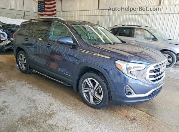 3GKALWEU4JL307660 2018 GMC TERRAIN Blue Вид спереду