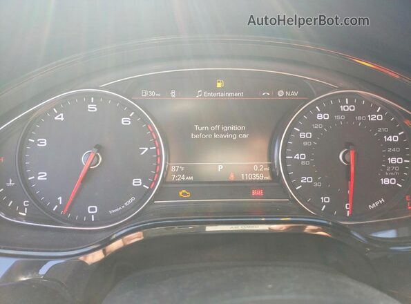 WAU44AFD5HN006975 2017 AUDI A8 Gray Widok tylnych siedzeń