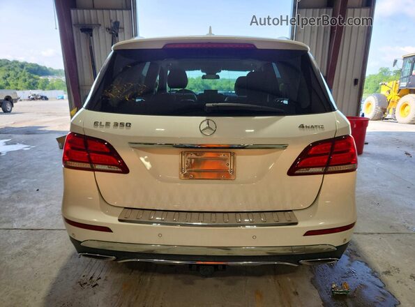 4JGDA5HB9HA973431 2017 MERCEDES-BENZ GLE White Widok wnętrza z przodu