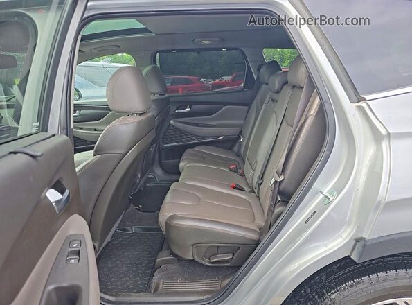 5NMS53AAXLH305237 2020 HYUNDAI SANTA Silver Widok wnętrza z przodu