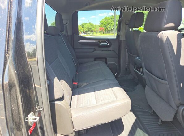 2GCPACED5P1112753 2023 CHEVROLET SILVERADO Black Front interior view