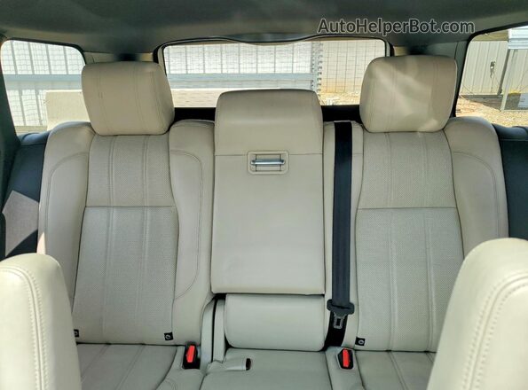 SALGS2FE2HA322757 2017 LAND ROVER RANGE ROVER Black უკანა სალონის ხედი