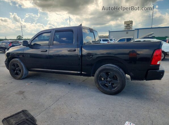 1C6RR6LT9JS275286 2018 RAM 1500 Черный Задняя правая четверть