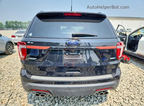 1FM5K8GT9KGB27852 2019 FORD EXPLORER Black Սալոնի դիմացի տեսք