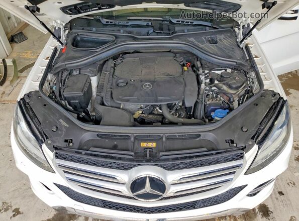 4JGDA5HB9HA894745 2017 MERCEDES-BENZ GLE White Vista de la etiqueta del VIN