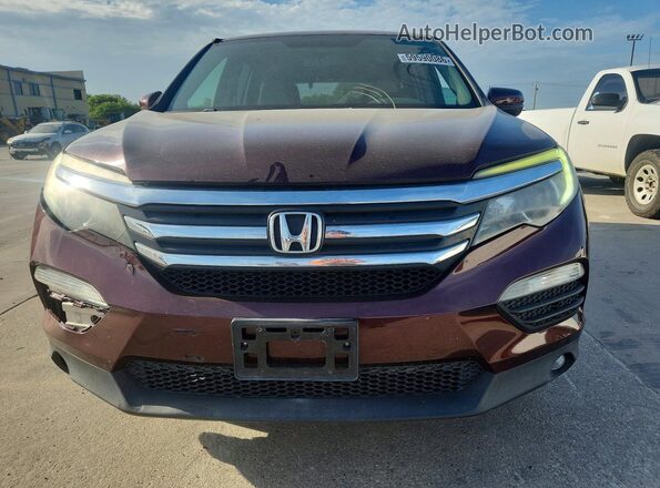 5FNYF5H73GB022327 2016 HONDA PILOT Brown Vista trasera
