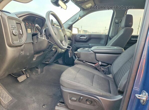 1GCPABEKXRZ228128 2024 CHEVROLET SILVERADO Blue წინა პანელის ხედი
