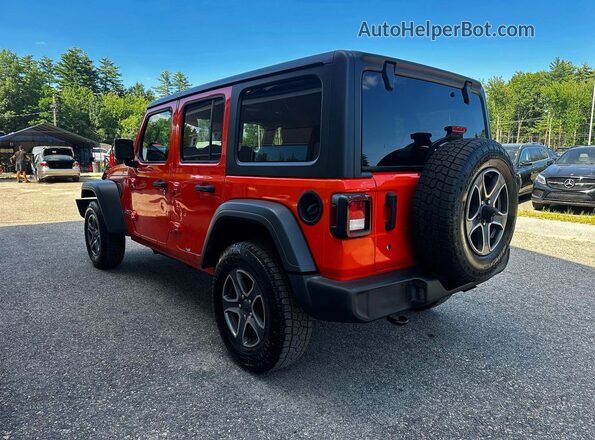 1C4HJXDG7KW584753 2019 JEEP WRANGLER Orange Задня права чверть
