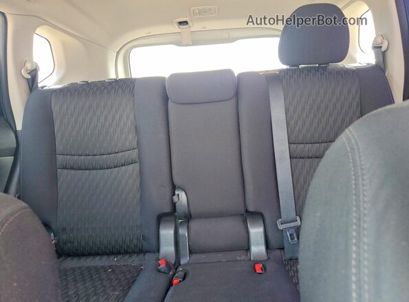 5N1AT2MV6HC810400 2017 NISSAN ROGUE Blue Rear interior view