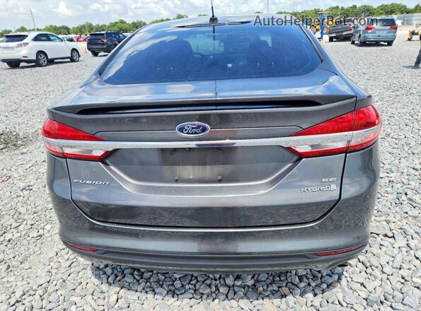 3FA6P0LU5JR274211 2018 FORD FUSION Gray Սալոնի դիմացի տեսք
