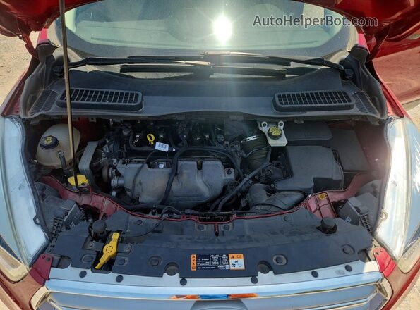 1FMCU9G93HUA82199 2017 FORD ESCAPE Red Widok naklejki z numerem VIN