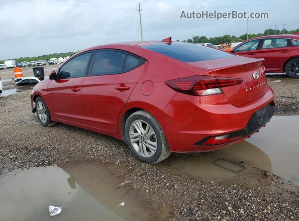 5NPD84LF8KH420158 2019 HYUNDAI ELANTRA Red უკანა მარჯვენა