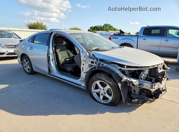 1G1ZB5ST3HF267916 2017 CHEVROLET MALIBU Silver Widok z przodu