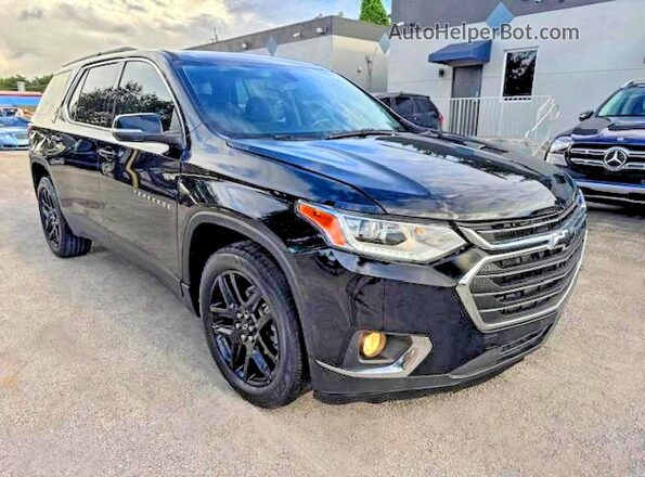 1GNERGKW7MJ168621 2021 CHEVROLET TRAVERSE Black Widok z przodu