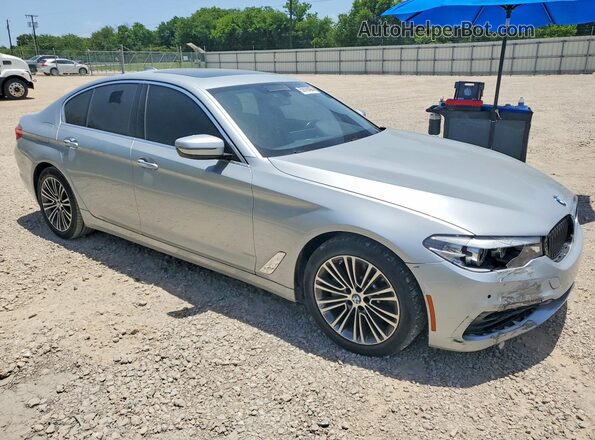WBAJA7C39HG905868 2017 BMW 5 SERIES Silver Front view