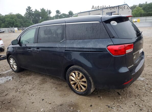 KNDMC5C10G6155424 2016 KIA SEDONA Black უკანა მარჯვენა