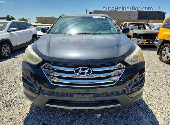 5XYZT3LB1GG351663 2016 HYUNDAI SANTA Black Հետևի տեսք