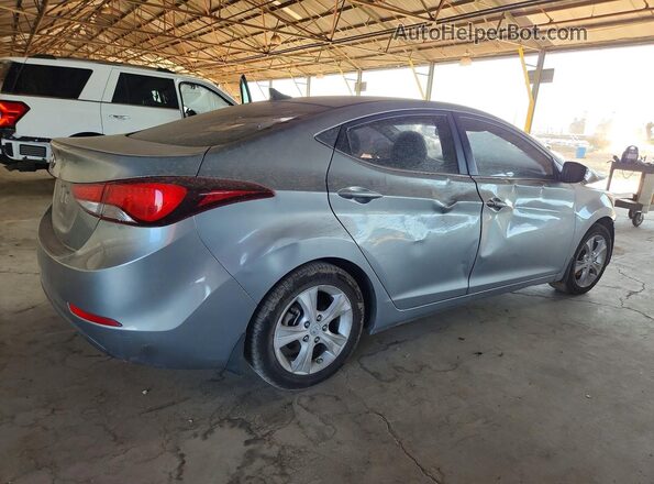 KMHDH4AE2GU481962 2016 HYUNDAI ELANTRA Серый Передняя правая четверть
