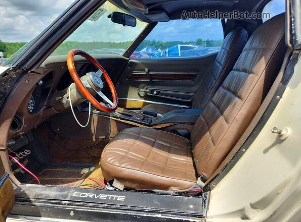 1Z37L7S438496 1977 CHEVROLET CORVETTE White Dashboard view