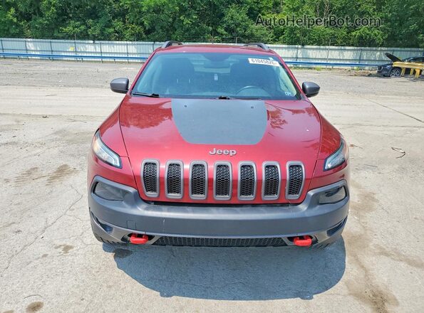 1C4PJMBS8GW285295 2016 JEEP CHEROKEE Red Հետևի տեսք