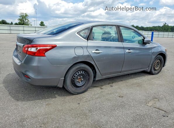 3N1AB7AP8HY407653 2017 NISSAN SENTRA Серый Передняя правая четверть
