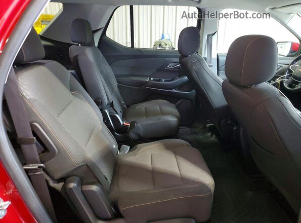 1GNERGKWXKJ314376 2019 CHEVROLET TRAVERSE Maroon Vista del compartimento del motor