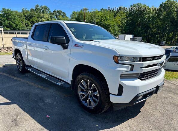 1GCUYEET0MZ130405 2021 CHEVROLET SILVERADO White Вид спереду